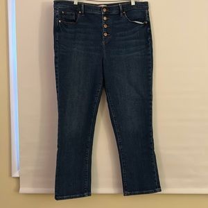 Wide leg Ann Taylor Loft jeans